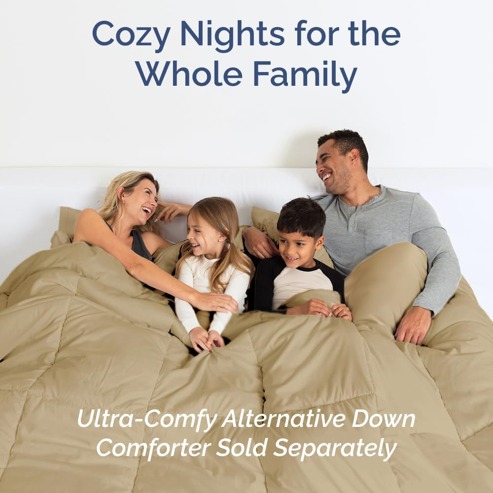 Twin Size 3 Piece Sheet Set - Comfy Breathable & Cooling Bed Sheets Set - Hotel Luxury Bedding for Women, Men, Kids, Teens, Boys & Girls - Deep Pockets, Ultra-Soft and Wrinkle Free - Oeko-Tex - Beige