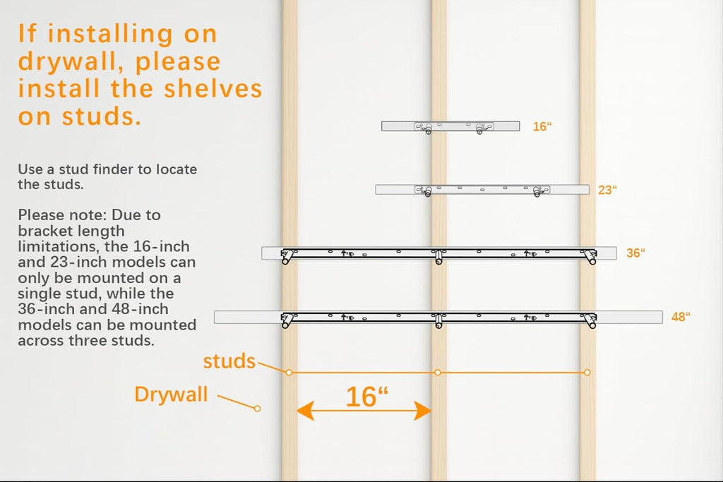 Floating Shelves White, 22.5 Inch Rustic Wood Wall Mounted Shelves for Bathroom, Bedroom, Living Room, Kitchen & Office, Hanging Shelf Deocr Display with 22 Lbs Capacity, Set of 2