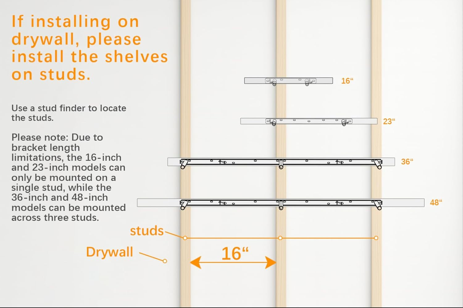 Floating Shelves White, 22.5 Inch Rustic Wood Wall Mounted Shelves for Bathroom, Bedroom, Living Room, Kitchen & Office, Hanging Shelf Deocr Display with 22 Lbs Capacity, Set of 2