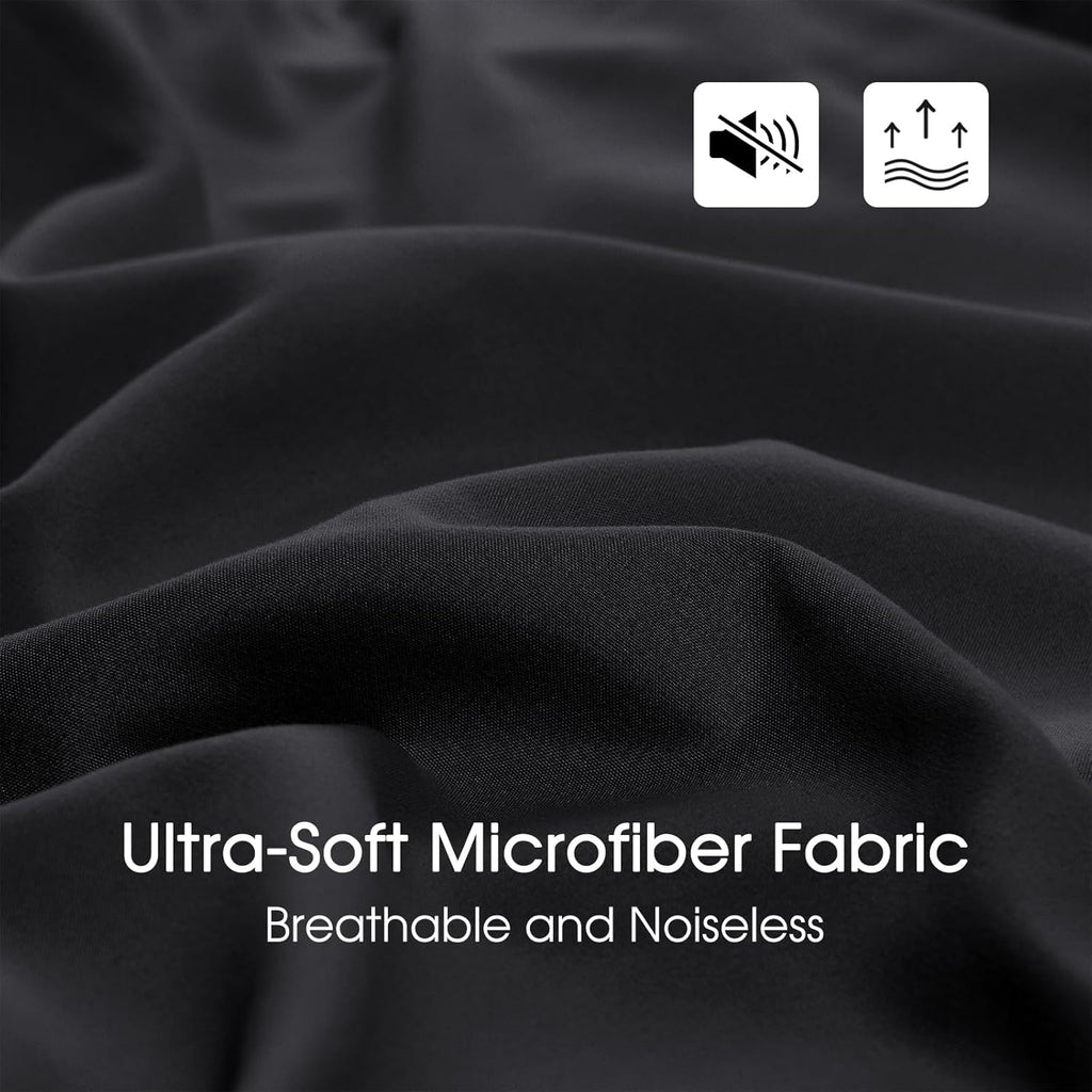 Queen Comforter Set - Green Comforter Set Queen, Reversible Bed Comforter Queen Set for All Seasons, Black/Mint Leaf, 1 Comforter (88"X92") and 2 Pillow Shams (20"X26"+2")