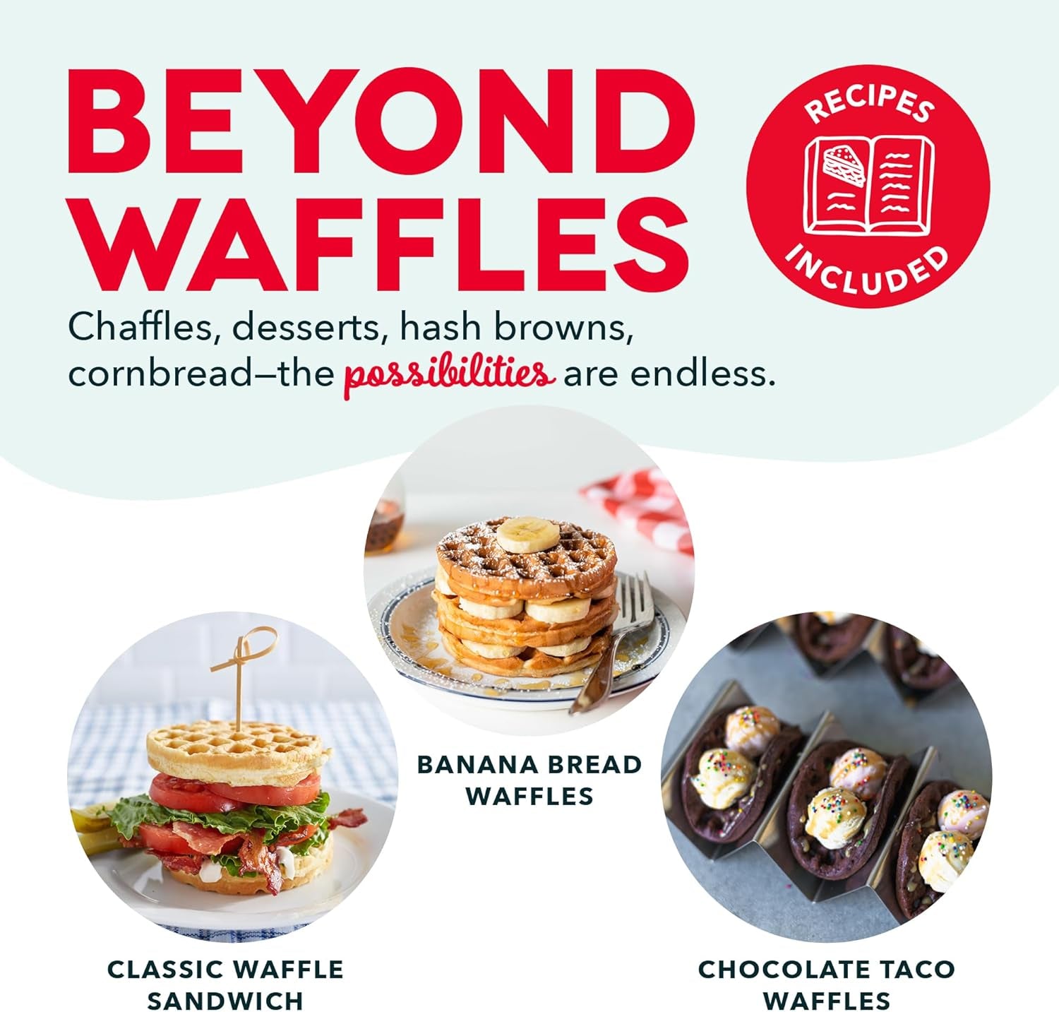 Mini Waffle Maker- Compact Electric Iron for Creative Homemade Treats - Nonstick Surface - Easy-To-Clean - Perfect for Kids & Families - Aqua