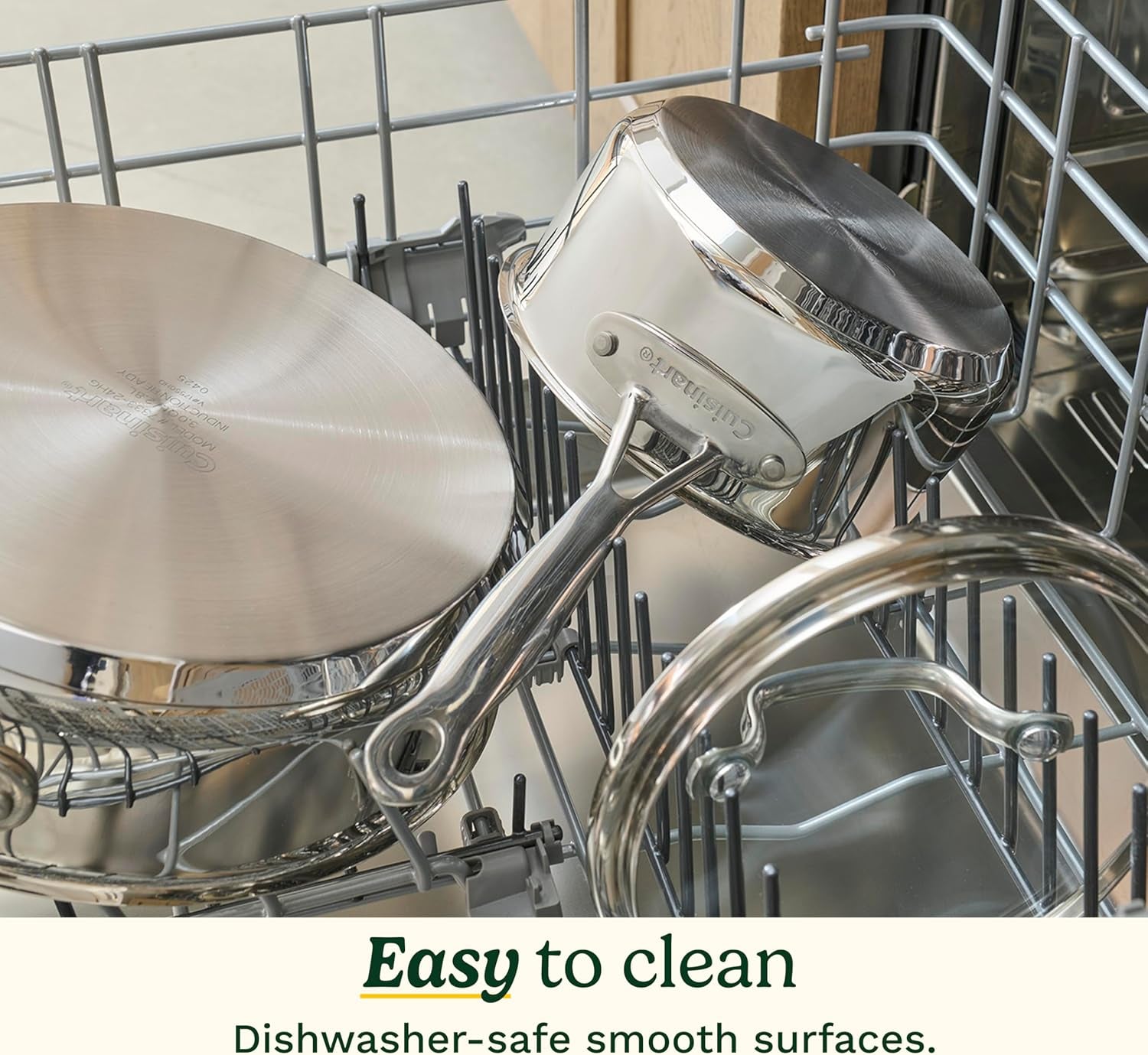 Chef’S Classic 11-Piece Stainless Steel Pots and Pans Set, Cookware Set Compatible with Induction, Electric, Gas Cooktops, Aluminum Core for Even Heat, Cool Grip Handles, Dishwasher Safe